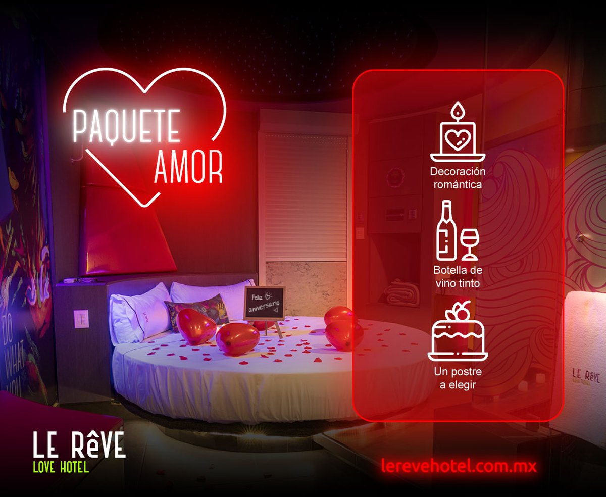 Reserva tu noche especial 😍 #PaquetePureLove bit.ly/ReservasLeReve