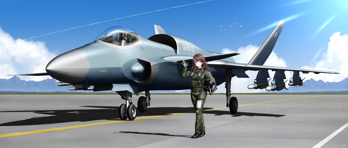 DrawingsZERO's tweet image. Commission by: @WhiteGlint424 

Robin Glint “Zipper”
ASF-X Shinden II
Emmerian Air Force

pixiv.net/en/artworks/13…