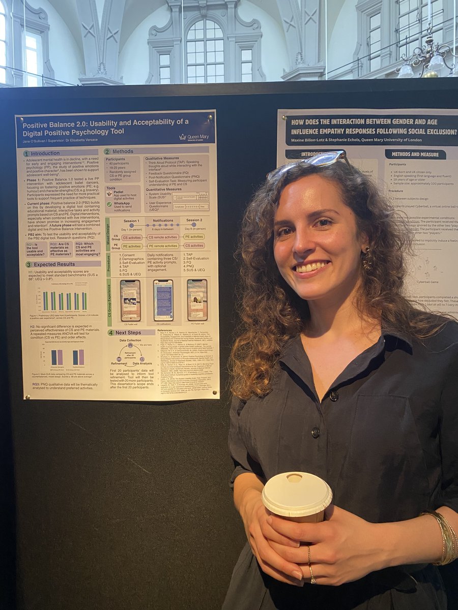 PreparedLab's tweet image. This week for QMUL's #FestivalofEducation, the fantastic masters student Jane O’Sullivan presented a poster on #PositiveBalance using #PositivePsychology and #DigitalTechnologies to support adolescent wellbeing⭐ @QM_SBBS @QM_Psych