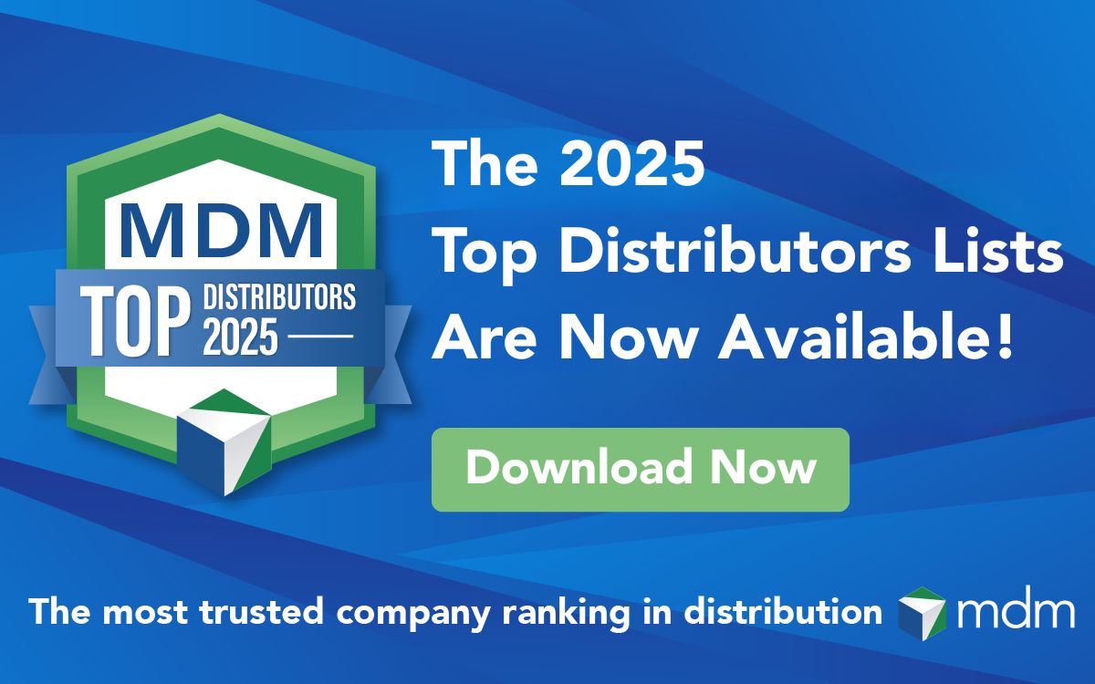 MDM's 2025 Top Distributors Lists are ready for download! The web directory and PDF report include the rankings of the 200+ largest distributors across 20 key categories, including industrial, electrical, MRO and building/construction.

Get it now!
mdm.com/top_distributo…