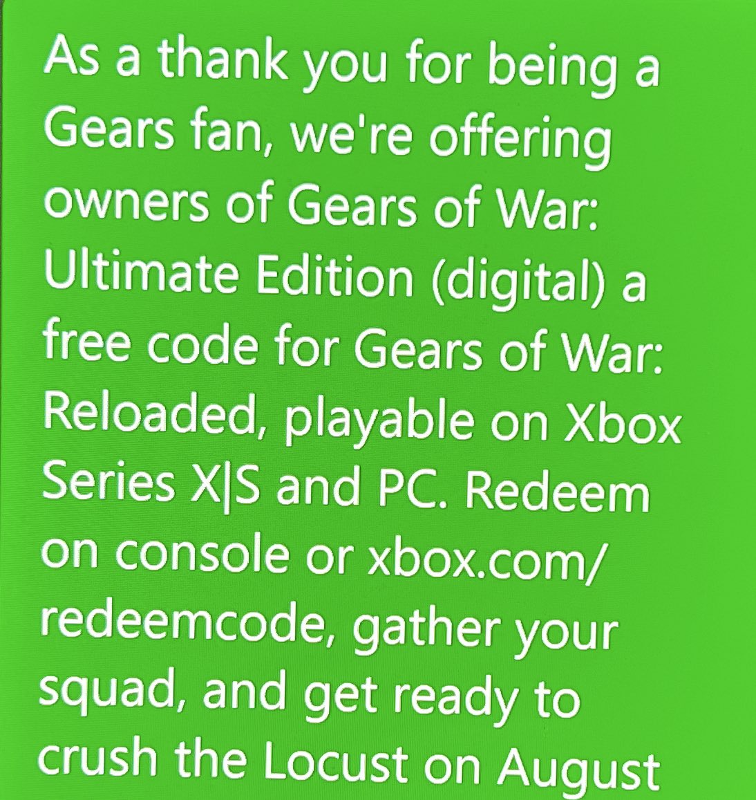 Shoutout to Xbox, PlayStation would have charged me an upgrade fee