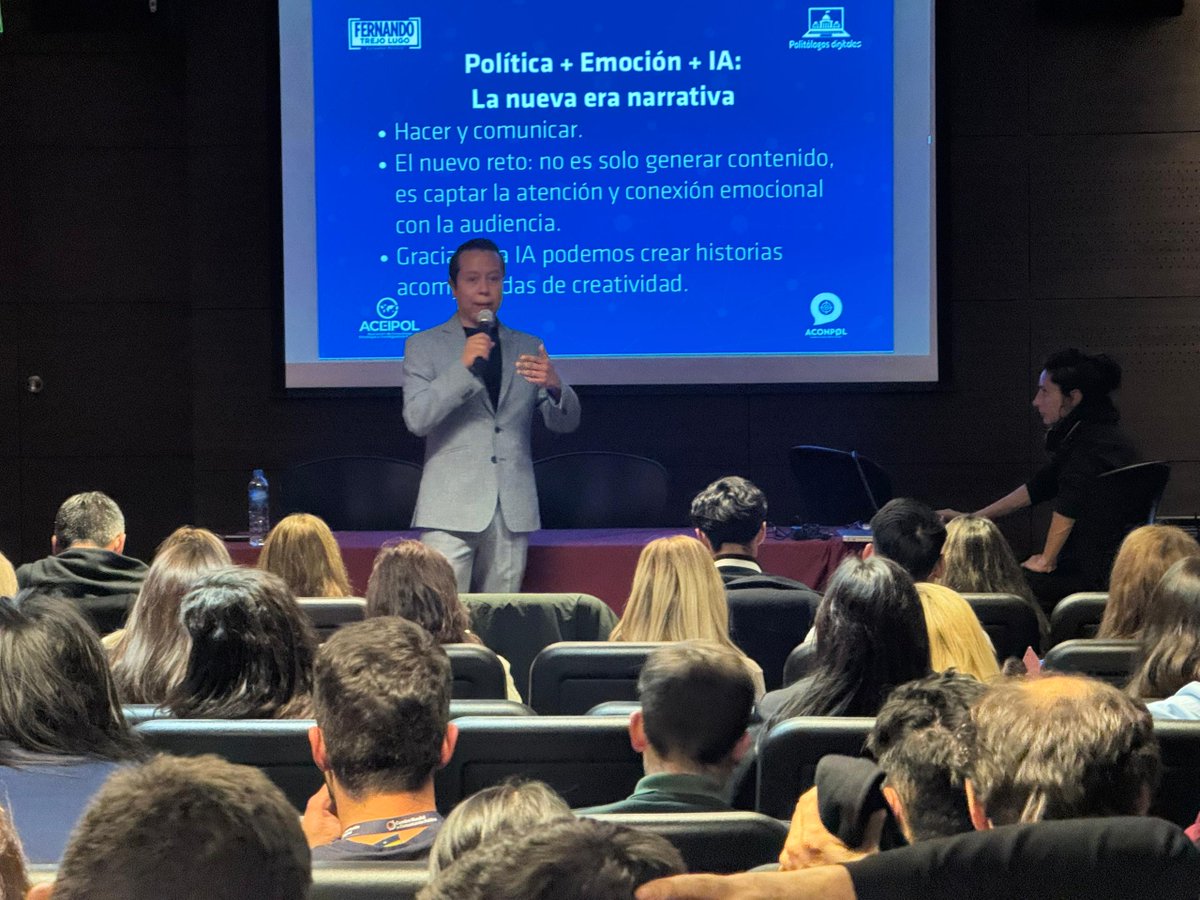 Politólogos Digitales (@politologosd) on Twitter photo 💬 “La IA viene a potenciar nuestro trabajo, no a reemplazarlo.”
Palabras de <a href="/FerchoTrejo/">Fercho Trejo Lugo</a> en el #CongresoBA 🇦🇷
<a href="/CumbreCP/">CumbreCP</a>
<a href="/CumbreOnline/">Cumbre.Online</a> 💬 “La IA viene a potenciar nuestro trabajo, no a reemplazarlo.”
Palabras de <a href="/FerchoTrejo/">Fercho Trejo Lugo</a> en el #CongresoBA 🇦🇷
<a href="/CumbreCP/">CumbreCP</a>
<a href="/CumbreOnline/">Cumbre.Online</a>