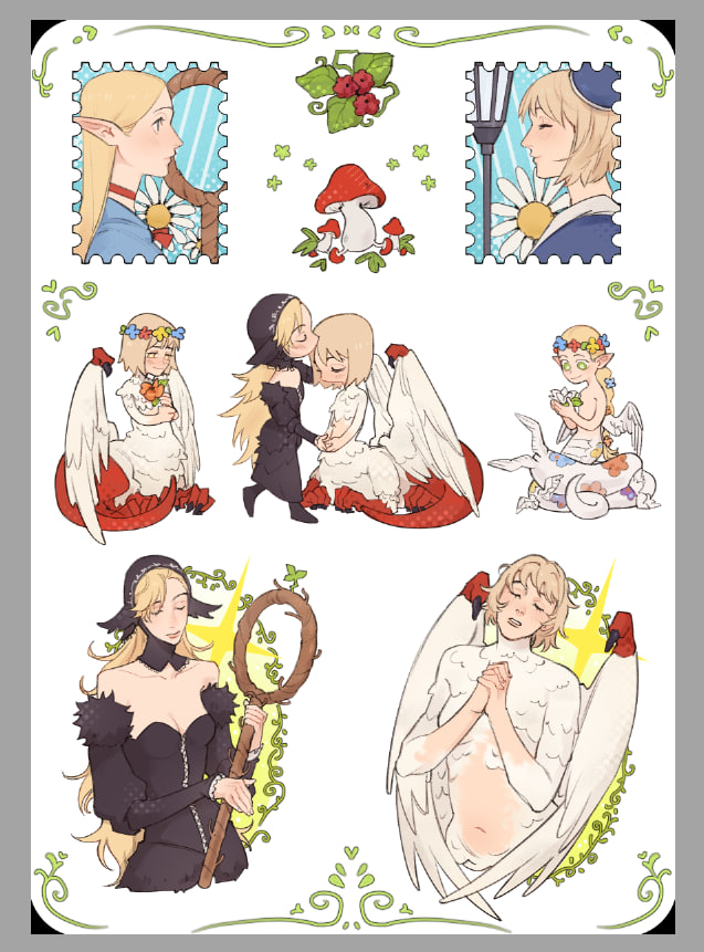 linaxchuu's tweet image. farcille sticker pack