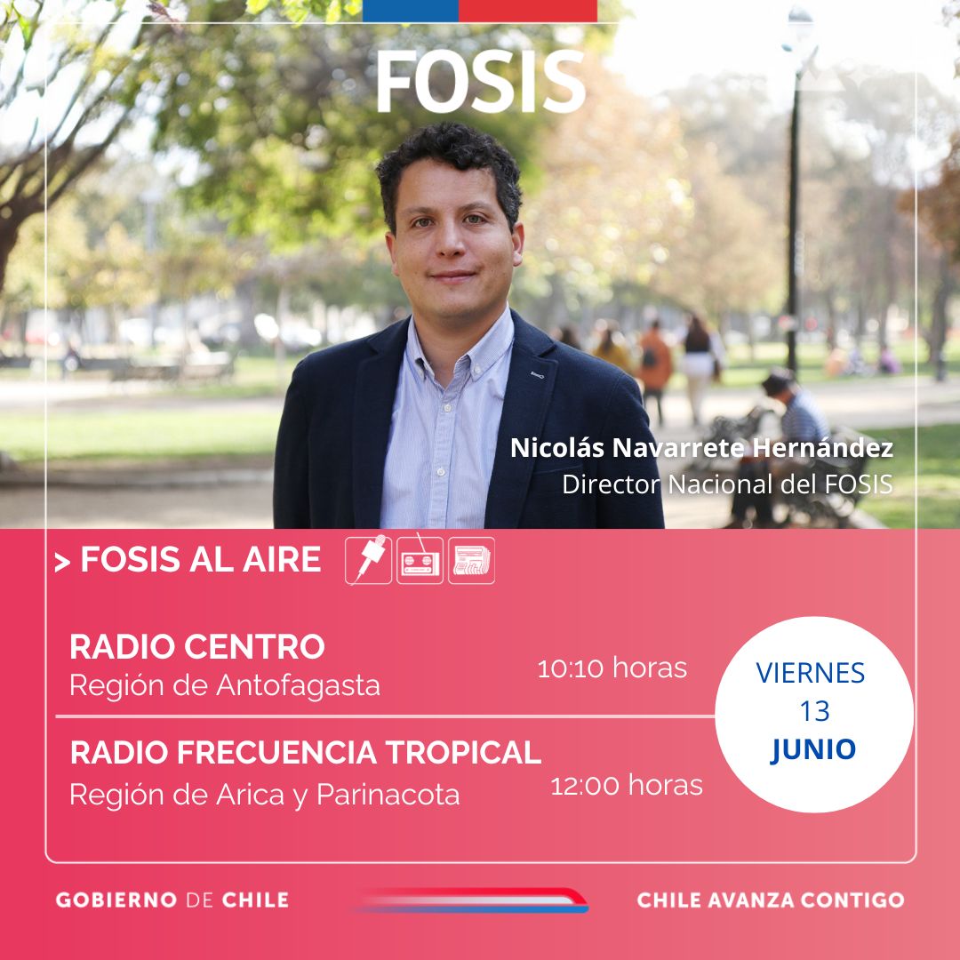 Este viernes el director nacional del FOSIS conversa en radio Centro y radio Frecuencia Tropical sobre el programa de acompañamiento tributario 'Emprendo Contigo', que implementa la Dedecon.