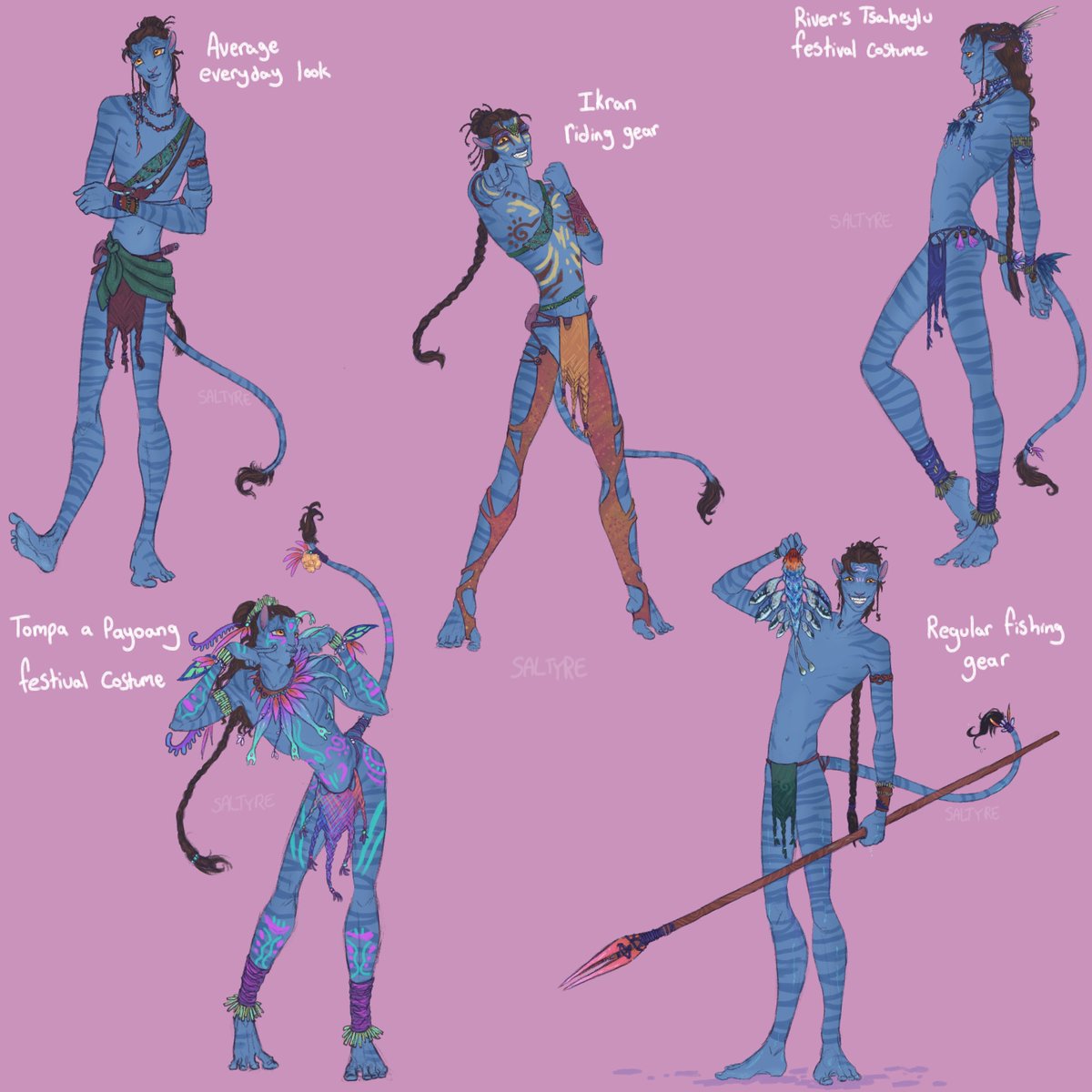 Teyval is different Tor'turu outfits