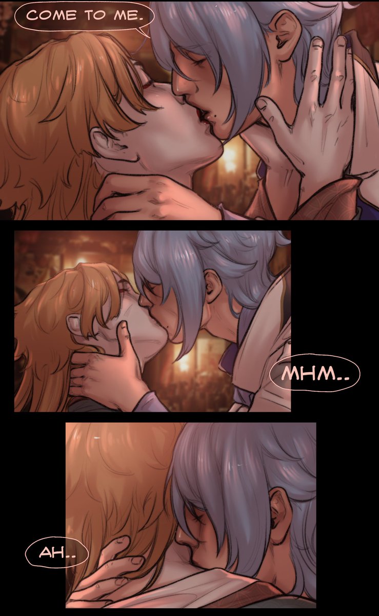 alarakico's tweet photo. 🍡AYATHOMA STORY
[part 2]
Such a good time for Ayato to remember how he should treat his beautiful husband 🖤 
Thank you all for your support! https://t.co/D6HP6TwY3n