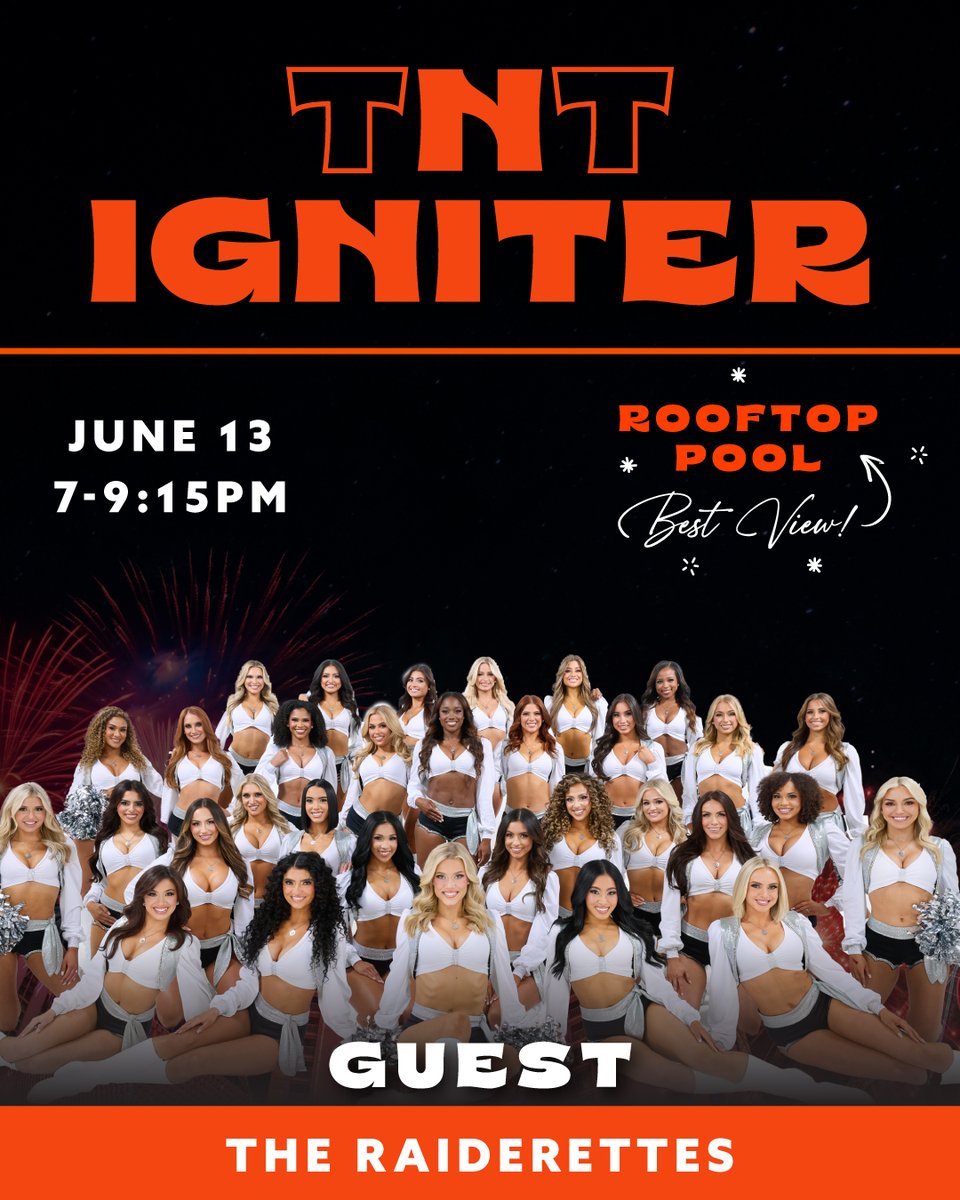 The Plaza is going Silver &amp; Black this weekend! The Raiderettes are lighting the fuse — don’t miss them igniting our fireworks show and bringing the Raider energy downtown! 🎇

Learn More: ow.ly/Ytvh50W8F53

#PlazaLV #Raiderettes #Raiders