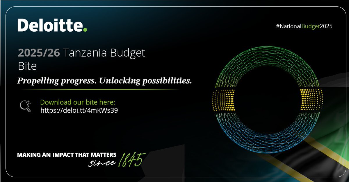 It's here! Our much anticipated budget bite is available for download. A one page overview of everything you need to know about the National Tanzania Budget. Stay tuned for more details on our website or tune into our webinar on Friday 13th June, for a more detailed analysis as