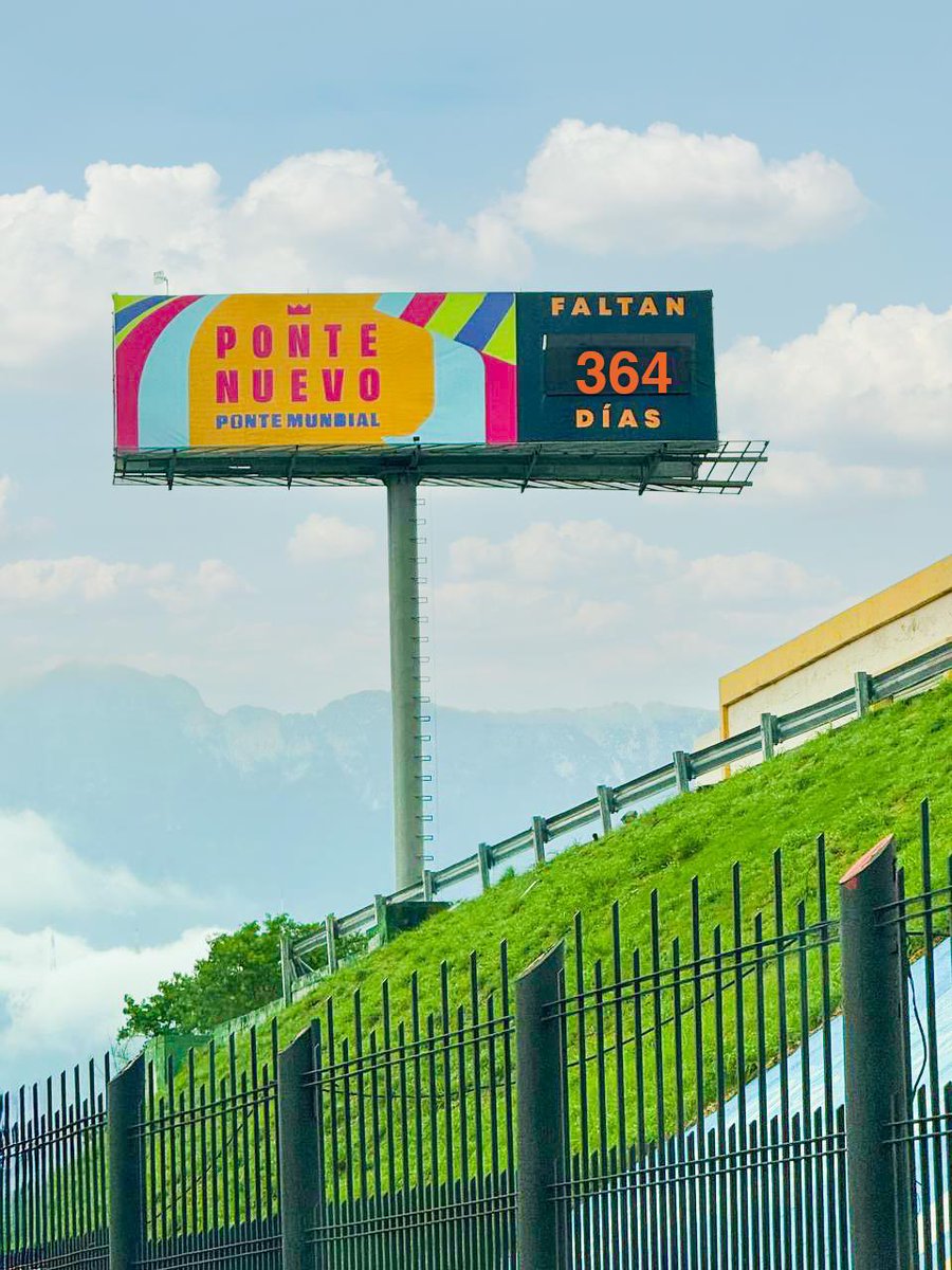 Estamos a 364 días de iniciar la Copa Mundial FIFA 2026 y desde <a href="/parquefundidora/">Parque Fundidora</a>, la casa del FIFA Fan Festival llevamos la cuenta regresiva. Ponte Nuevo, ponte mundial. 🦁⚽️👊🏻