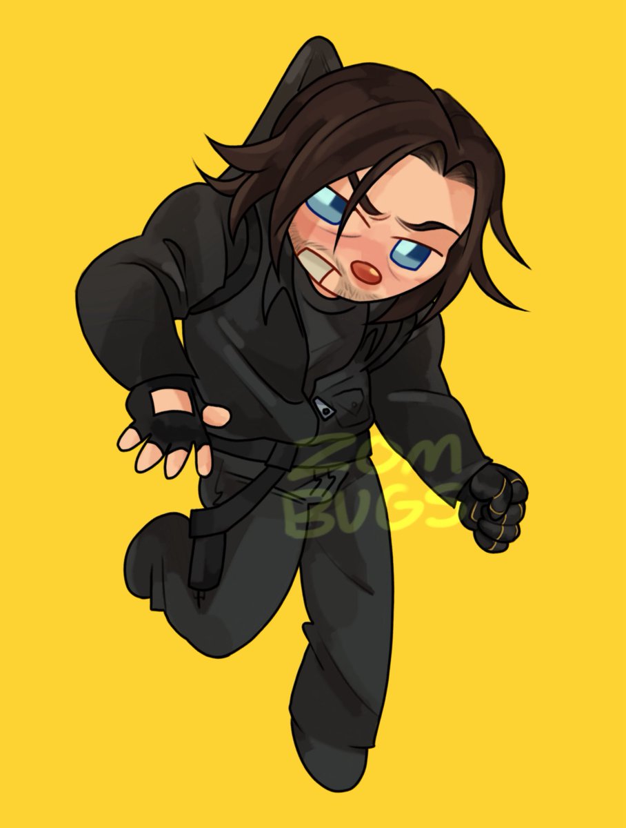 Z0MBUGS's tweet image. should be done with the whole set shortly 😈 #buckybarnes #wintersoldier #Thunderbolts #wip