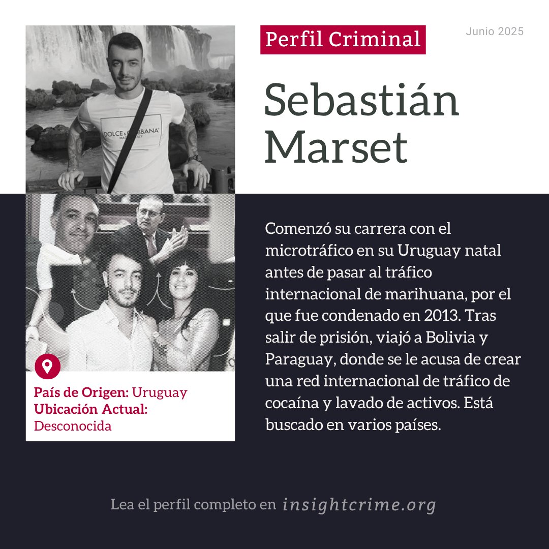 🇺🇾 | La hermana del presunto narcotraficante Sebastián Marset fue detenida en España, pero liberada por falta de pruebas. Buscada en Bolivia por falsificación de documentos, era la última mujer relacionada con Marset en ser detenida. Su mujer Gianina García Troche fue detenida en
