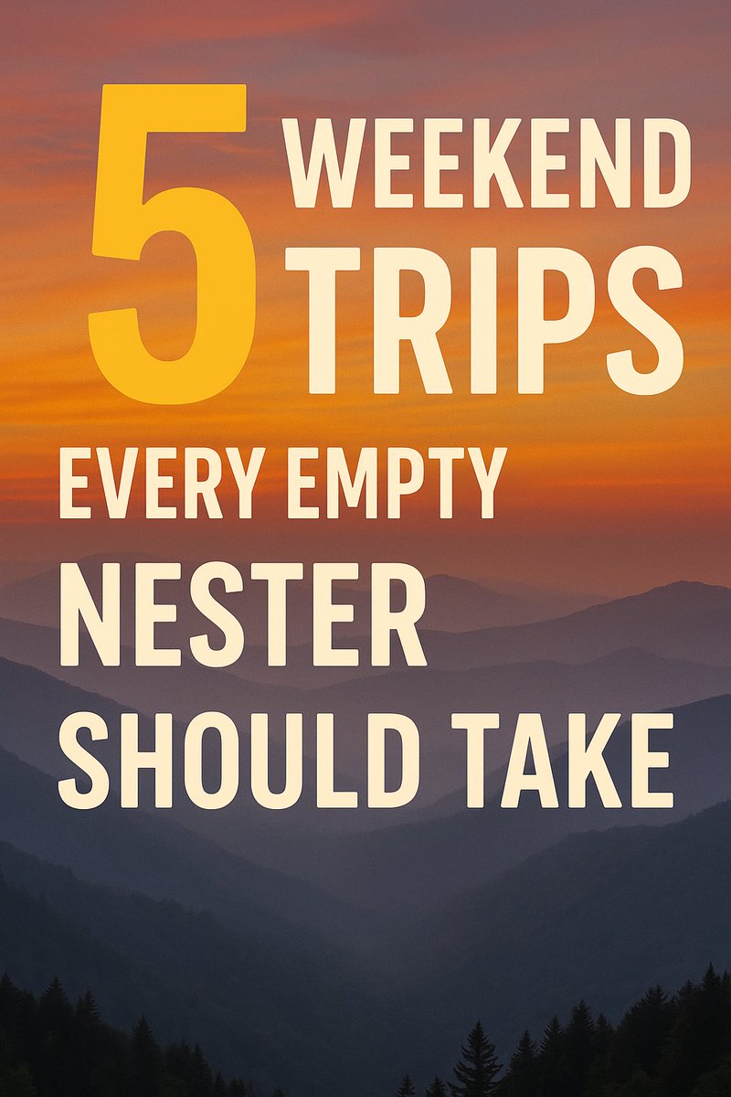 Grandpa__Bo's tweet image. The best part of being an empty nester? Choosing where you want to go.

Here are 5 weekend getaways with no cartoons, no chicken nuggets, and no whining (unless it's about wine).

📍 grandpabo.com/empty-nester-w…
 #TravelOver50 #EmptyNesterLife #WeekendFreedom #GrandpaBoRecommends