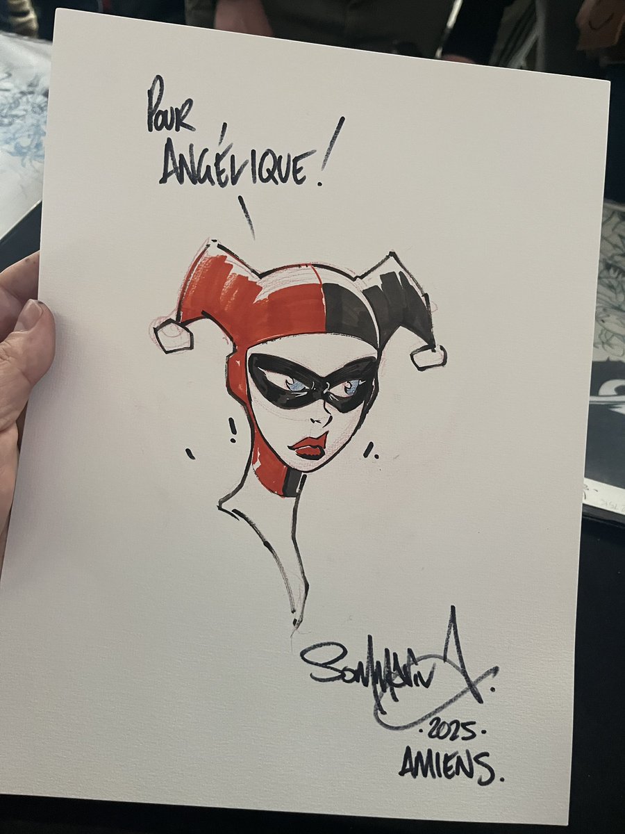 JonSommariva's tweet image. Some of the Batman TMNT Adventures remark requests I got in France at the comics festival last week.