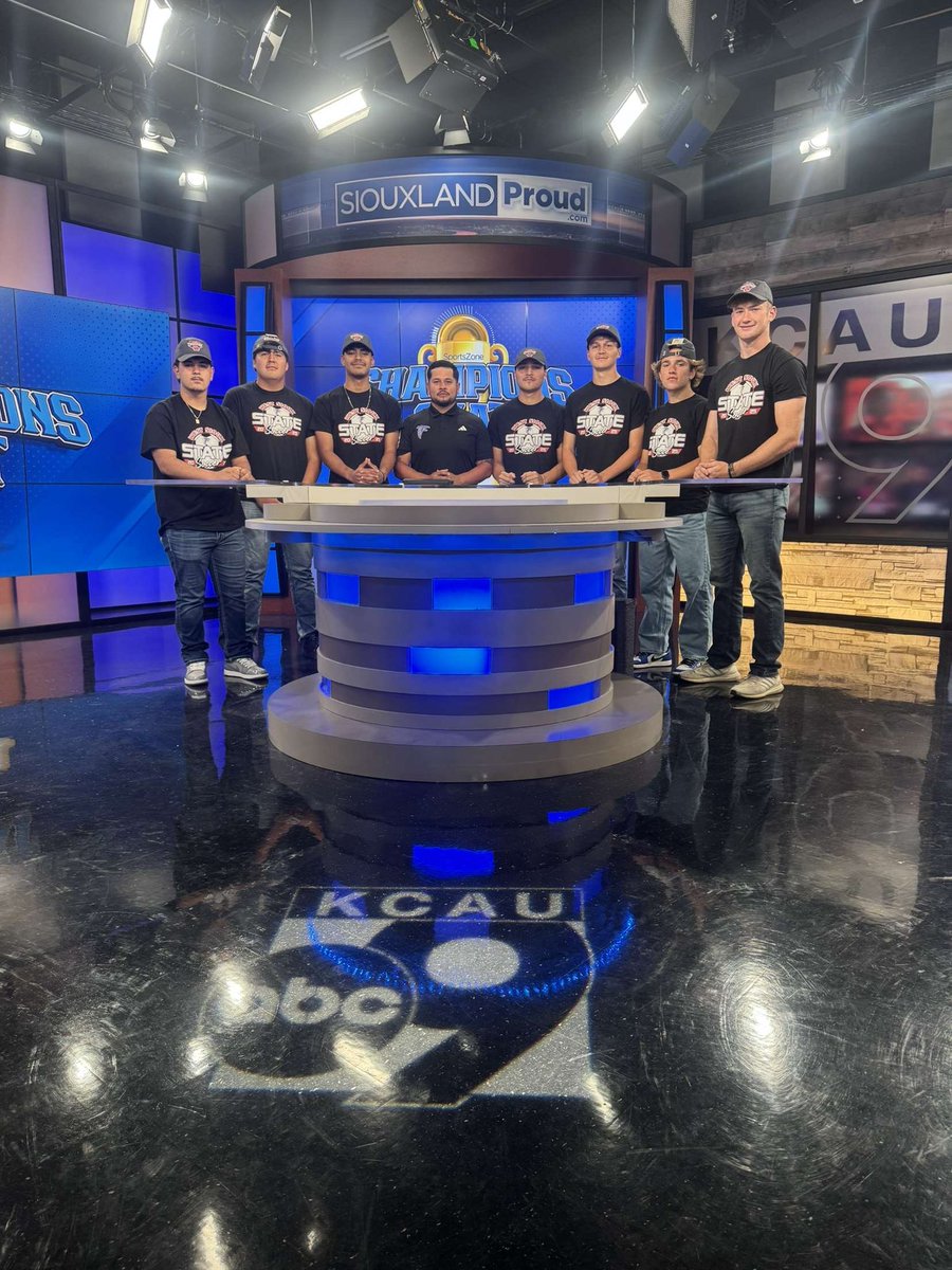 Thank you <a href="/SportsZoneKCAU9/">KCAU 9 SportsZone</a> for having us today!