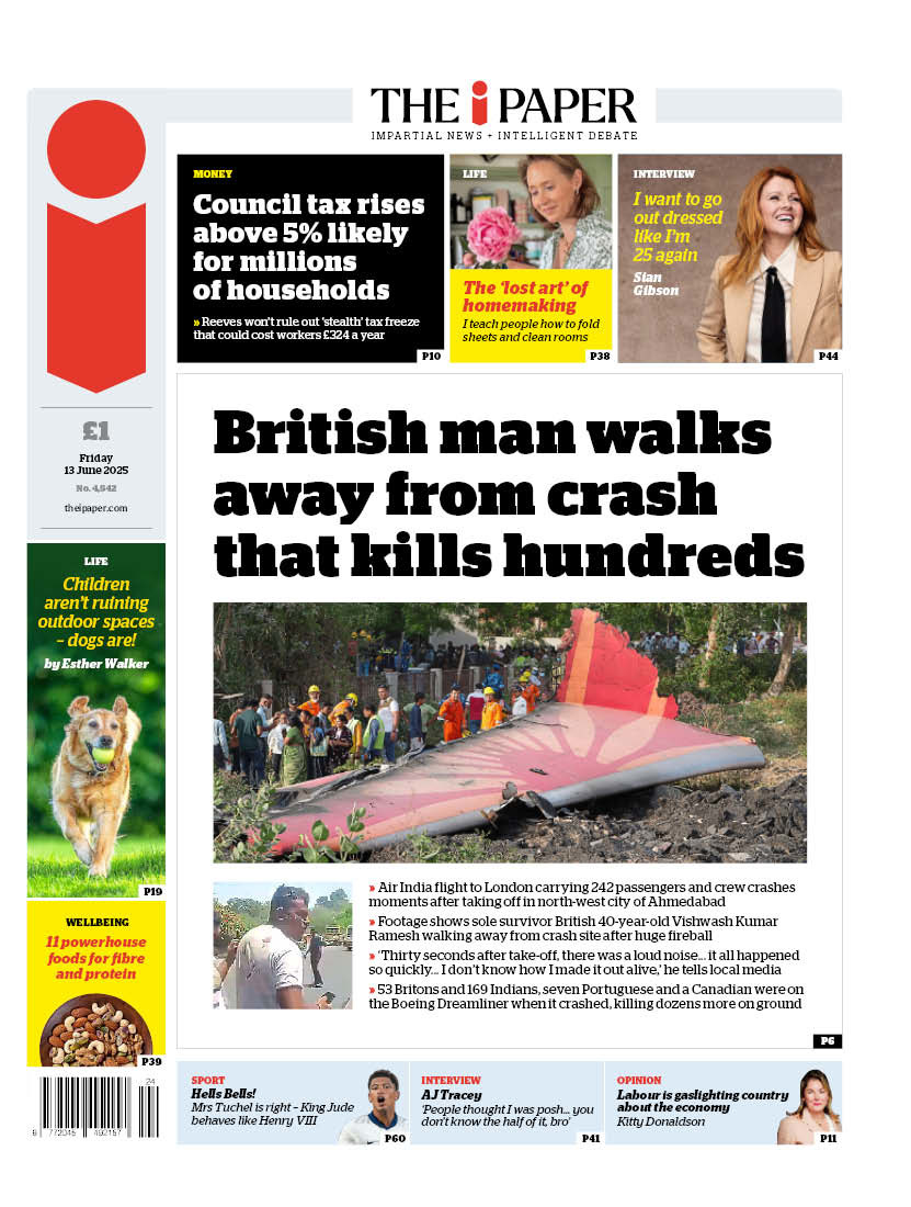 The i Paper (@theipaper) on Twitter photo Friday's front page: British man walks away from crash that kills hundreds
#TomorrowsPapersToday
Latest by <a href="/joeduggan1/">Joe Duggan</a> <a href="/emma_morgan8/">Emma Morgan</a> <a href="/JrRawnsley/">Jessica Rawnsley</a>: trib.al/hh5uoyQ Friday's front page: British man walks away from crash that kills hundreds
#TomorrowsPapersToday
Latest by <a href="/joeduggan1/">Joe Duggan</a> <a href="/emma_morgan8/">Emma Morgan</a> <a href="/JrRawnsley/">Jessica Rawnsley</a>: trib.al/hh5uoyQ