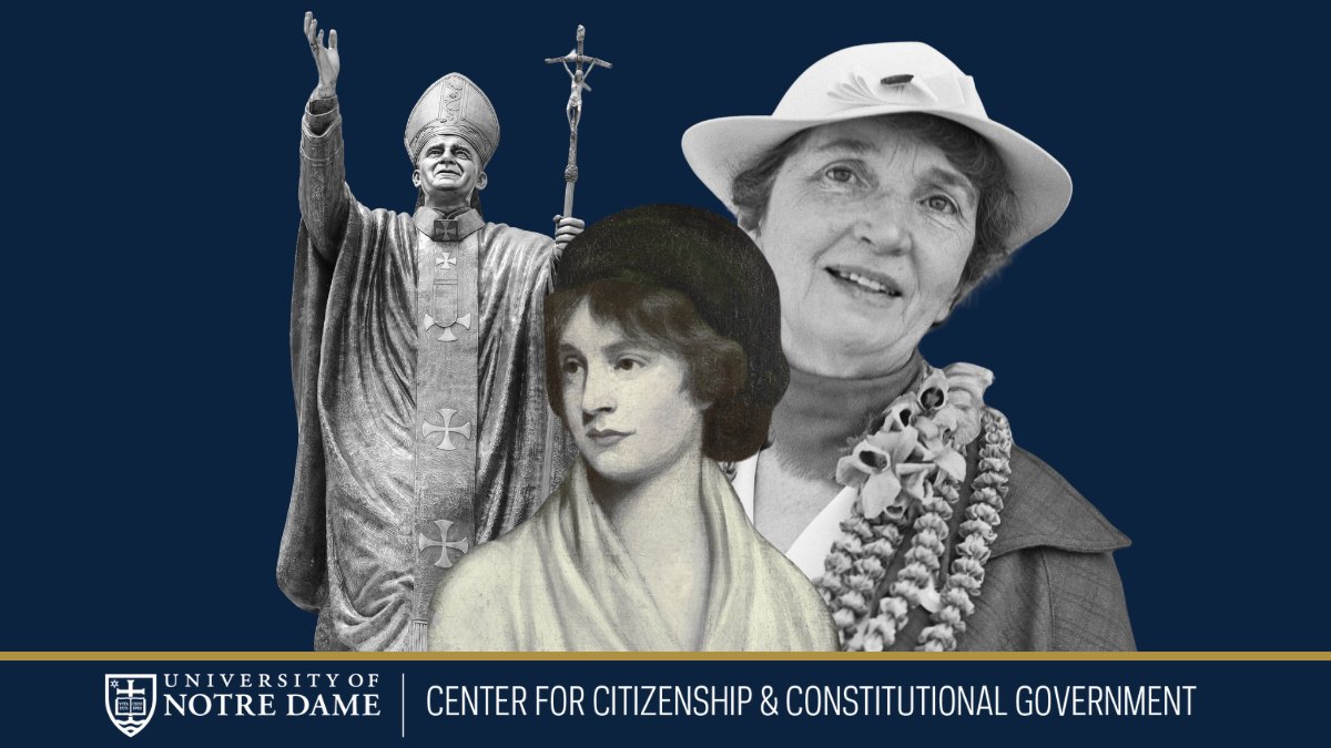 NDConStudies's tweet image. Learn more about our colloquium, “Catholicism, Feminism, and Politics," in which students engaged with historical and contemporary readings addressing the meaning of sexual difference, the nature of marriage, and the legal and political claims of feminism.
constudies.nd.edu/events-news/ne…
