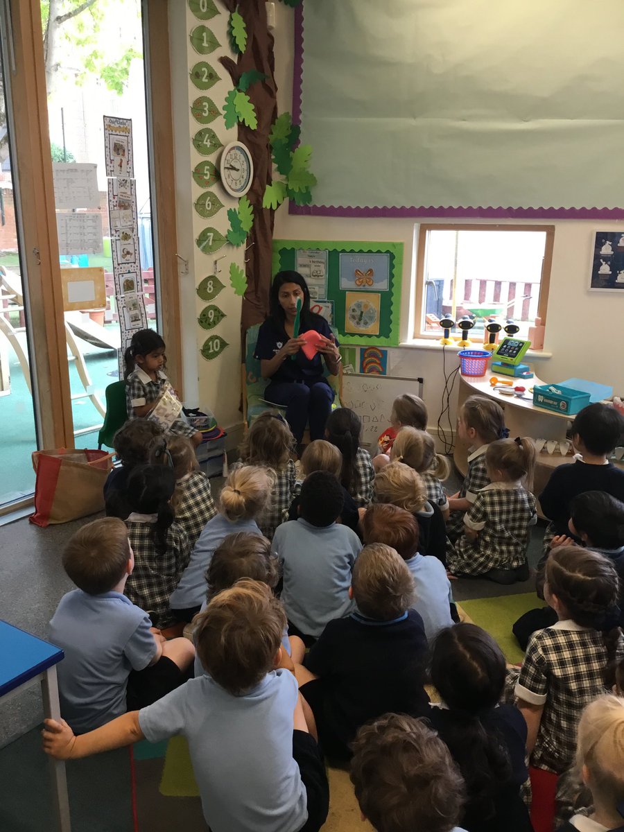 What a delight to have one of our lovely parents visit us to talk about their role as a dentist.🦷 Fitting in nicely with our theme of People in our community.  🪥🦷<a href="/UptonHouseSch/">Upton House School</a>
