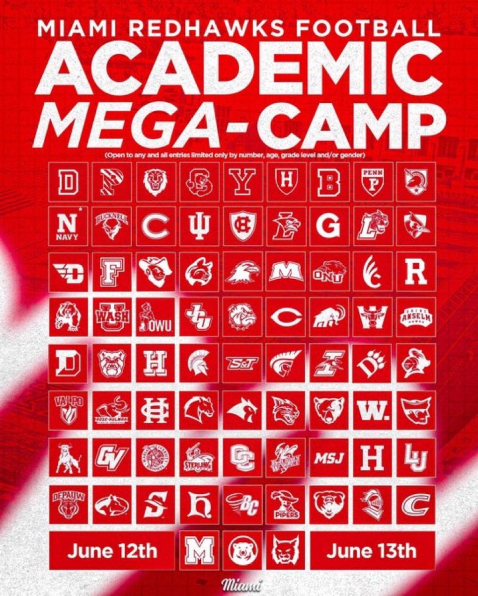 Ready to compete tomorrow at Miami’s football mega camp!! <a href="/CeltsFootball/">DJHS Celtic Football</a> <a href="/CoachMCrabtree/">Mark Crabtree</a> <a href="/CoachStierhoff/">Nate Stierhoff</a>