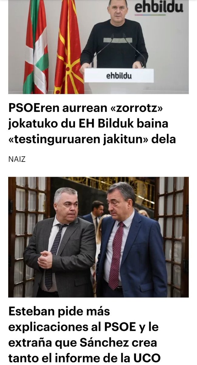 Hor gaude euskaldunok, ezer jaso gabe, PSN ustelaren alde.

Euskal etnozidioak gure lurraldean jarraitzen duen bitartean, guk miserable hauei eusten diegu

Literalki ustel guztiak Nafarroakoak ziren! Chiviteren gobernu kolonialista erori beharko litzateke ta inor ez da larritzen!