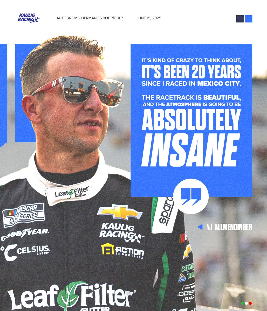 The last two times <a href="/AJDinger/">AJ Allmendinger</a> raced at  Autodromo Hermanos Rodriguez he earned podium finishes. 👀