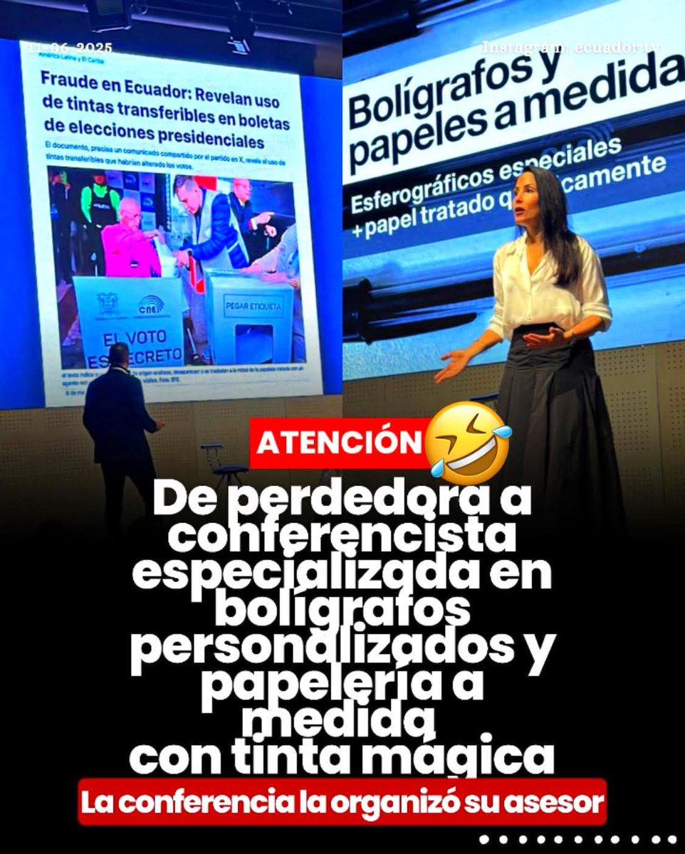 FerAL_82's tweet photo. De pasa café, a Candidata
De Candidata, a #RanaRene🐸
De Rana Rene, a Conferencista “experta en tinta mágica”
¿Qué será luego, #LuisaGonzalez?
¿De Conferencista, a “jefa de Marketing” de #PaperMate, #Pelikan o #Bic? ¿Le haces la competencia a Rafa, “experto” en #Apple?
#EnFin https://t.co/odbfBLECz3