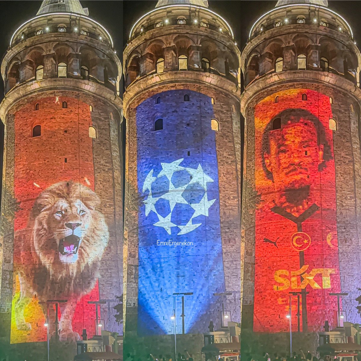 Galata Kulesi’nde Sane ve Şampiyonlar Ligi… ⭐️