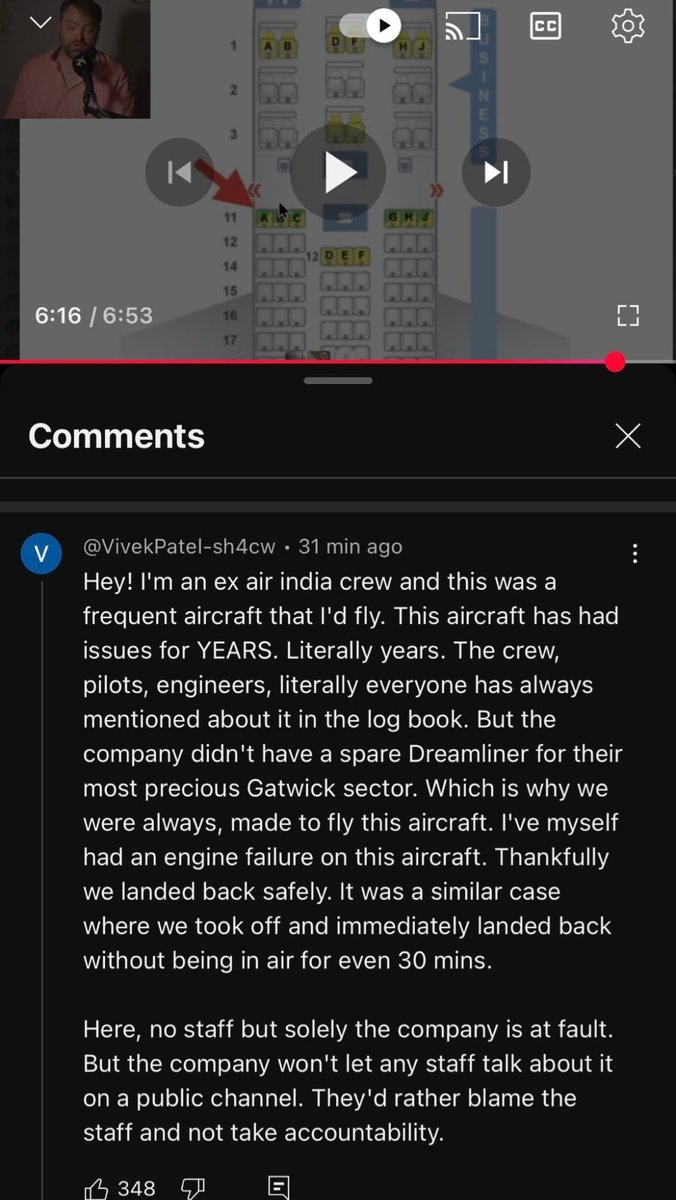 AshwiniRoopesh's tweet photo. @ShashiTharoor @airindia Investigate the crash.

Urge the GoI to hold accountable parties responsible.

From former Air India crew👇 https://t.co/N8KvE3ljjH