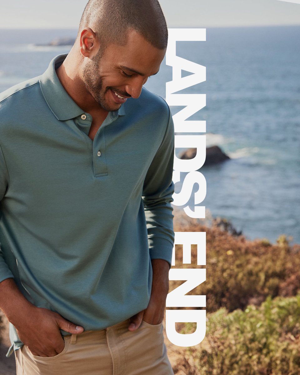Teed up for a #madewithsupima summer in @landsend.

Shop Now: bit.ly/LScottonpolo