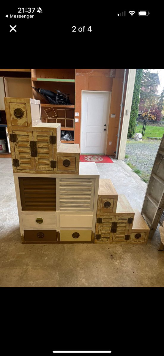 I got the opportunity to restore a beautiful and old piece of furniture I’ve wanted for a long time!

I found this poorly painted Tansu Step Cabinet on FB marketplace and got to bring it back to its former glory!

It’s all traditional  joinery, the only nails are on the hinges!
