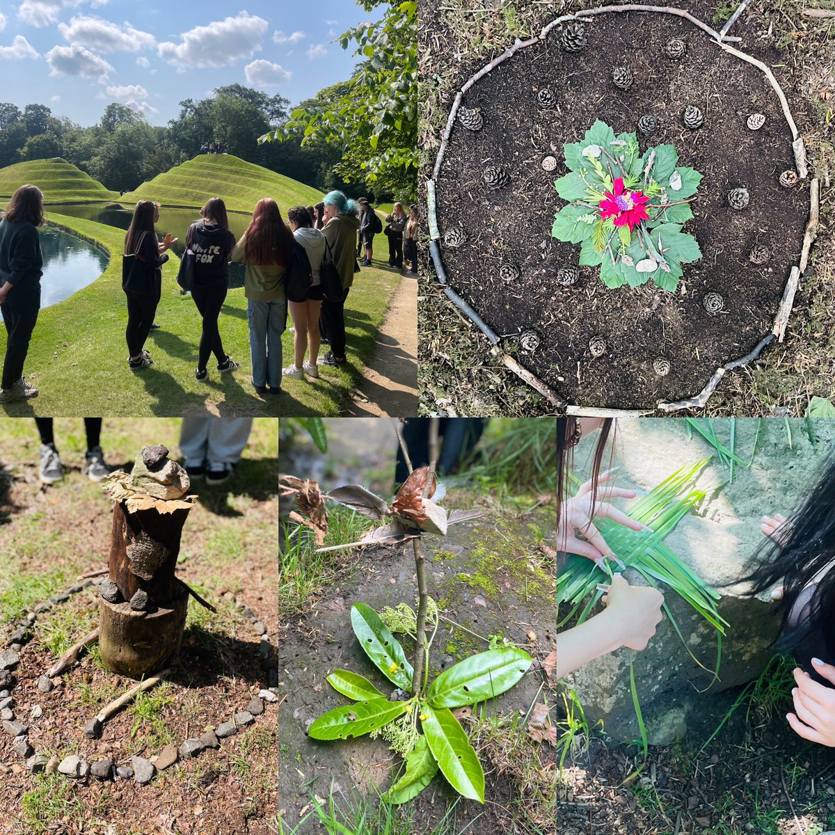 Our S4 Art &amp; Design students had fun at Jupiter Artland this week touring incredible installations, exploring beautiful grounds and creating their own Andy Goldsworthy-inspired artwork in the woodlands. Lots of in-depth, thoughtful responses and some lovely group work. 🌿