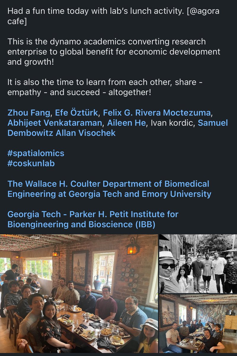 ahmetfcoskun's tweet image. Lab lunch today!