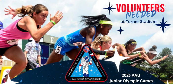 Humble ISD (@humbleisd) on Twitter photo 📣A GREAT opportunity for high school students! <a href="/HCHSA/">Harris County - Houston Sports Authority</a> is seeking volunteers for the AAU Junior Olympic Games July 23-Aug 2 at Turner Stadium. Volunteers must be 16 or older. No skills/experience needed. Volunteers are required to register for a minimum of two shifts.
𝓒𝓱𝓮𝓬𝓴 📣A GREAT opportunity for high school students! <a href="/HCHSA/">Harris County - Houston Sports Authority</a> is seeking volunteers for the AAU Junior Olympic Games July 23-Aug 2 at Turner Stadium. Volunteers must be 16 or older. No skills/experience needed. Volunteers are required to register for a minimum of two shifts.
𝓒𝓱𝓮𝓬𝓴