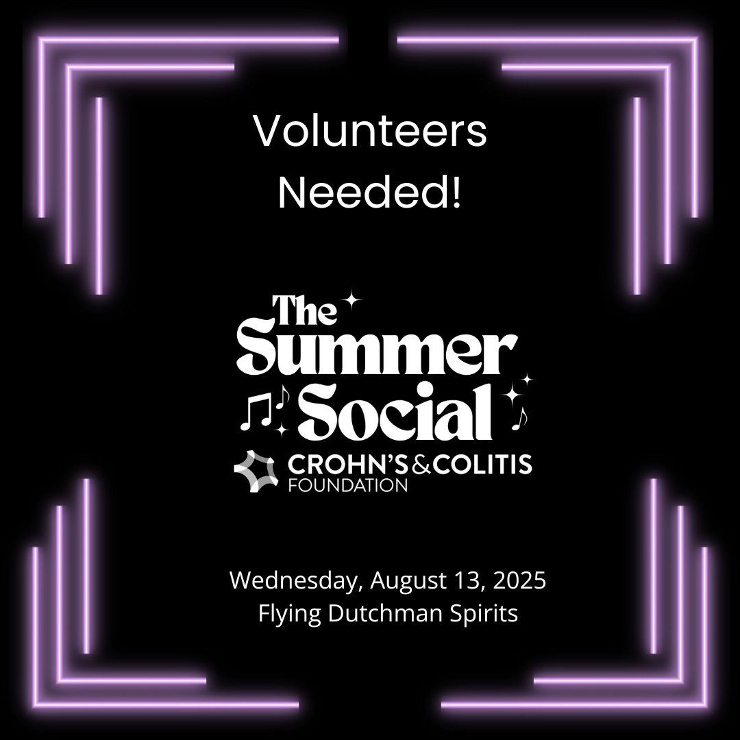 Crohn's & Colitis Foundation - Minnesota/Dakotas (@ccfdnminnesota) on Twitter photo Want to get involved in our Chapter's newest event? Volunteer opportunities are available at Summer Social on Wednesday, August 13, 2025 at Flying Dutchman Spirits. Reach out to Haley (hmills@crohnscolitisfoundation.org) for details. Want to get involved in our Chapter's newest event? Volunteer opportunities are available at Summer Social on Wednesday, August 13, 2025 at Flying Dutchman Spirits. Reach out to Haley (hmills@crohnscolitisfoundation.org) for details.
