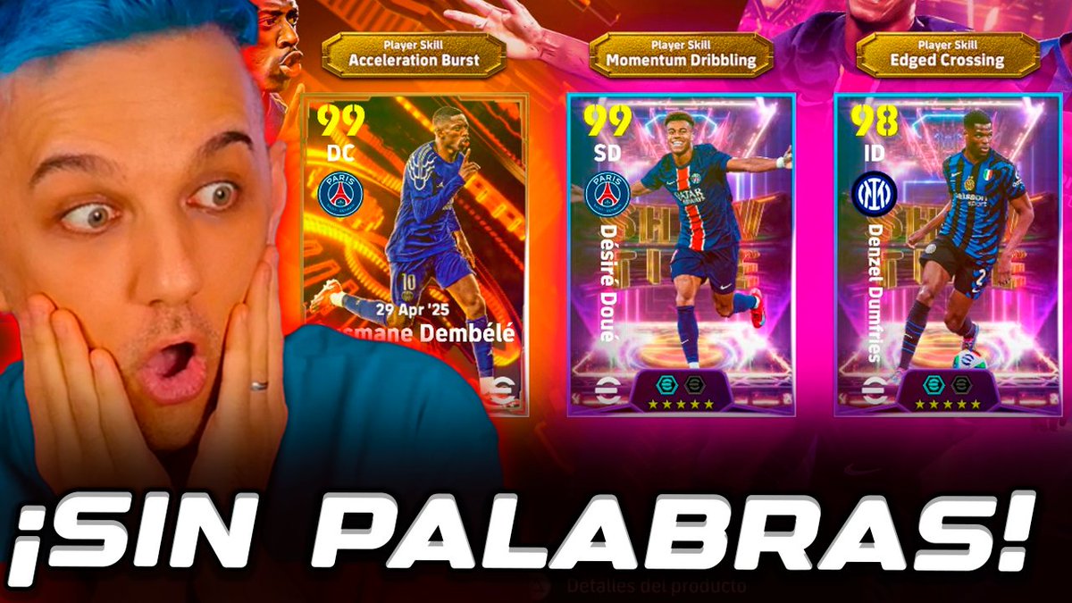 ⚡¡¡La actualización trae SORPRESAS!!⚡Dembele big time!!

Venta ya al directo que tenemos muchas cositas!!  Ese Dembele tiene que llegar a nuestro equipo!!
#eFootball #eFootball2025 #eFootball2025Mobile #efootball25

👉youtube.com/watch?v=7pf5ck…
👉youtube.com/watch?v=7pf5ck…