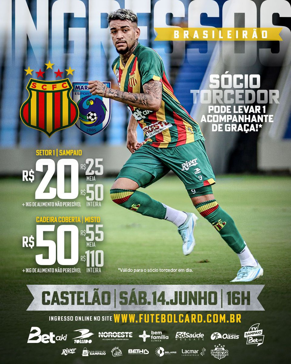 🇧🇴SÁBADO É DIA DE APOIAR O MAIS QUERIDO!!! SÓCIO-TORCEDOR TEM DIREITO A LEVAR MAIS UMA PESSOA GRATUITAMENTE!!🔴🟢🟡

Todos os detalhes: instagram.com/p/DK0L080Rudt/…