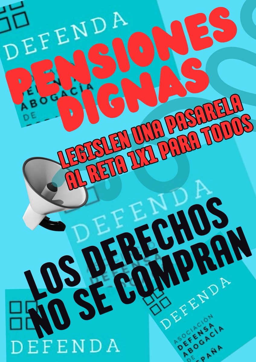 Por una #PasarelaAlRetaParaTodos1x1 y por unas #pensionesdignas acudiremos a la manifestación del 14J #YoVoy14JunioMadridJ2
#NoALaPasarelaInfame