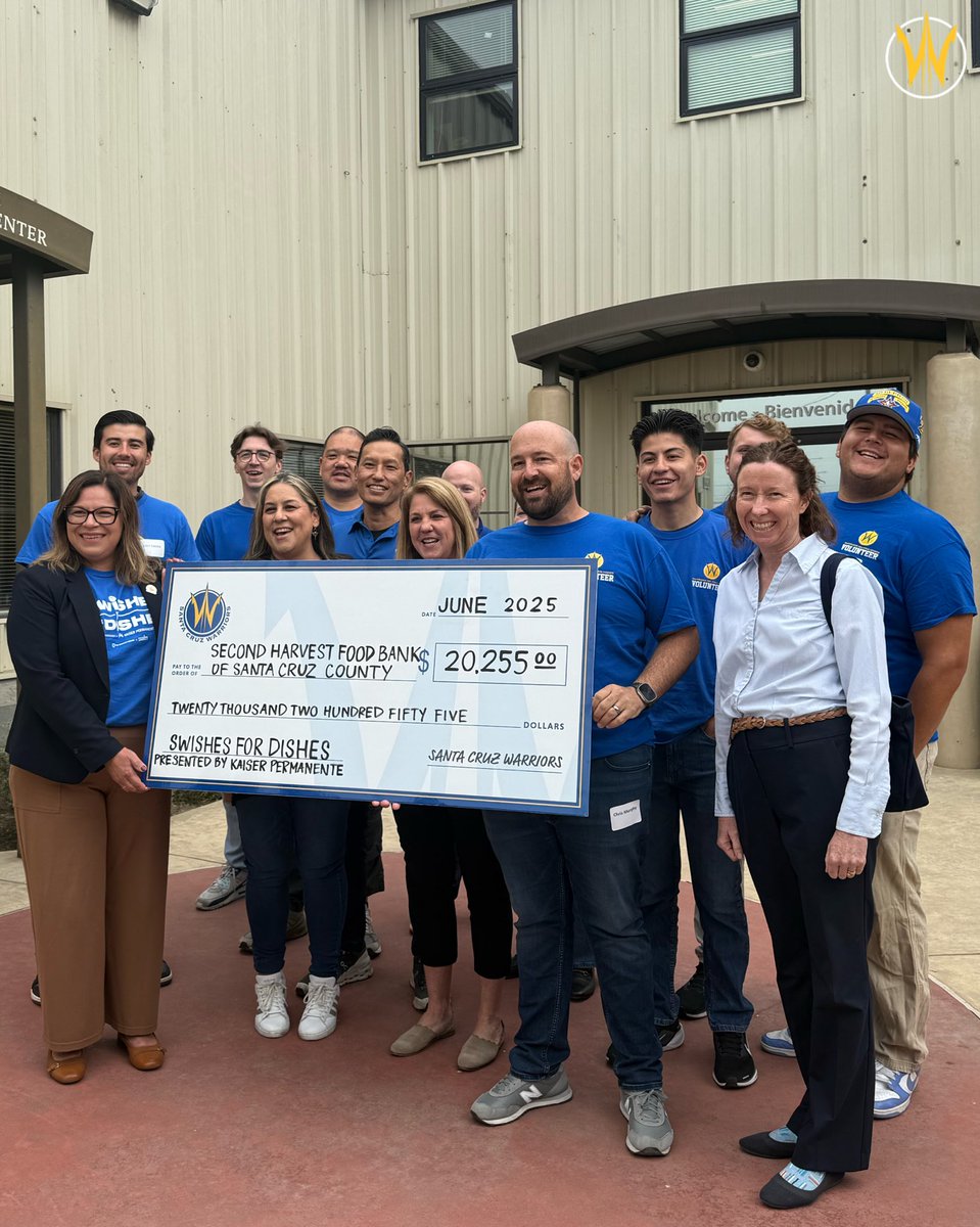 GLeagueWarriors's tweet photo. For the fifth consecutive year, the #SeaDubs, @kpthrive &amp; @AthletesCorner_ teamed up to host the Swishes for Dishes program, with 10 meals being donated to @SecondHarvestSC for each point the Warriors scored.

With a total of 5,917 points scored, 59,170 meals will be donated! https://t.co/M0AL6fDhdn