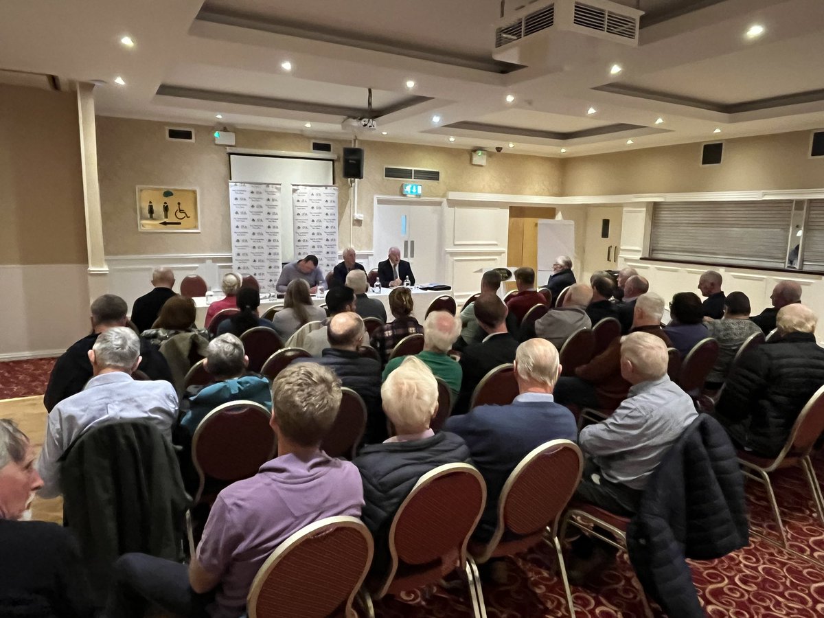 SeanMcKeon1973's tweet image. Leitrim @IFAmedia County executive meeting in Carrick On Shannon tonight with IFA President @gormanifa All sectors covered and Presentation of Honorary life membership to John Joe Dolan for a lifetime of service.