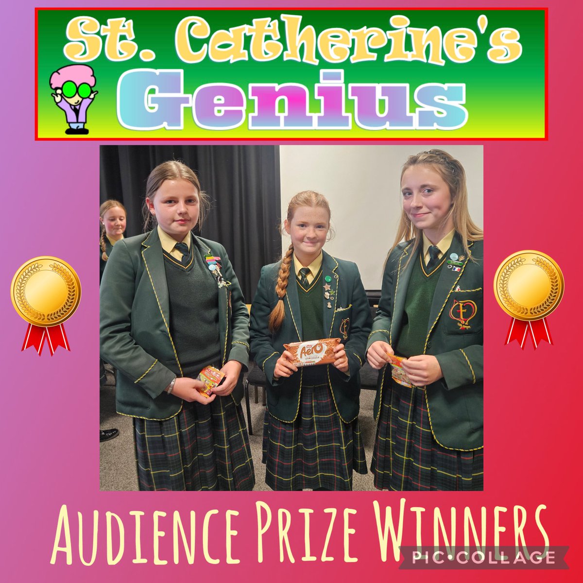 MathsStCaths's tweet image. Congratulation to all our finalists and runners up in St Catherine’s Genius 2025!!!! #TeamEng and #TeamMaths are so proud of you!! ❤️💚💛 #CorUnum