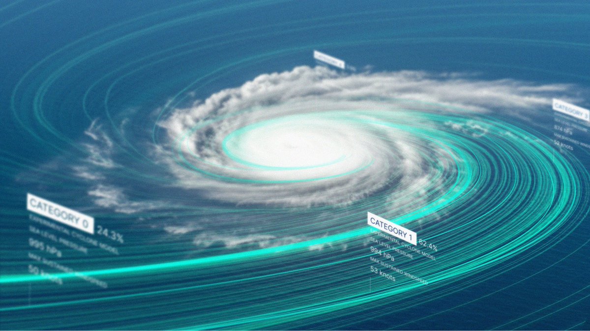ymatias's tweet image. Debuting: Experimental cyclone prediction models in Weather Lab 🌀
@GoogleDeepMind & @GoogleResearch bring experimental AI-powered cyclone predictions, allowing for forecasts of track, intensity & more, up to 15 days ahead.
We're partnering with @NWSNHC to improve warnings. This…