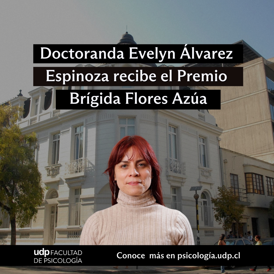 🏅 Evelyn Álvarez Espinoza recibe el Premio Brígida Flores Azúa

Evelyn Álvarez, doctoranda en Psicología UDP, fue distinguida con el Premio Brígida Flores Azúa, el máximo reconocimiento entregado por el Colegio de Terapeutas Ocupacionales de Chile.

psicologia.udp.cl 📲