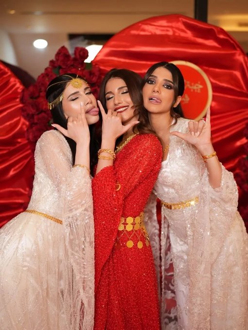 شيرين بيوتي تتألق بلمسة تراثية فاخرة في ليلة الحناء قبل زفافها المنتظر 
