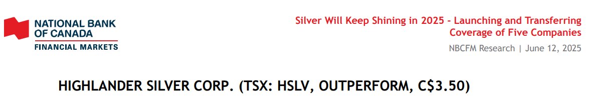 Highlander Silver Corp. TSX:HSLV $HSLV tweet media