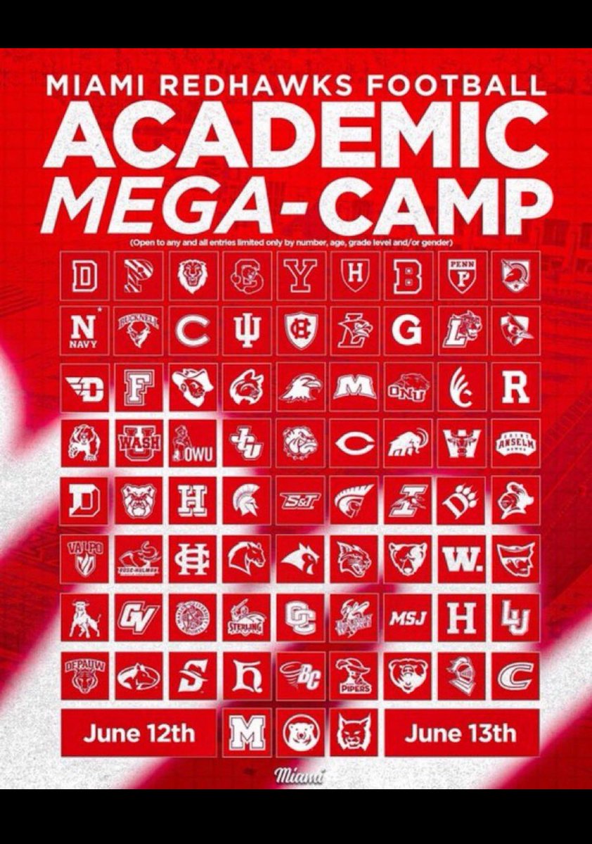Coaches, I will be attending the Miami Academic Mega Camp tomorrow- the 11:15 session!!