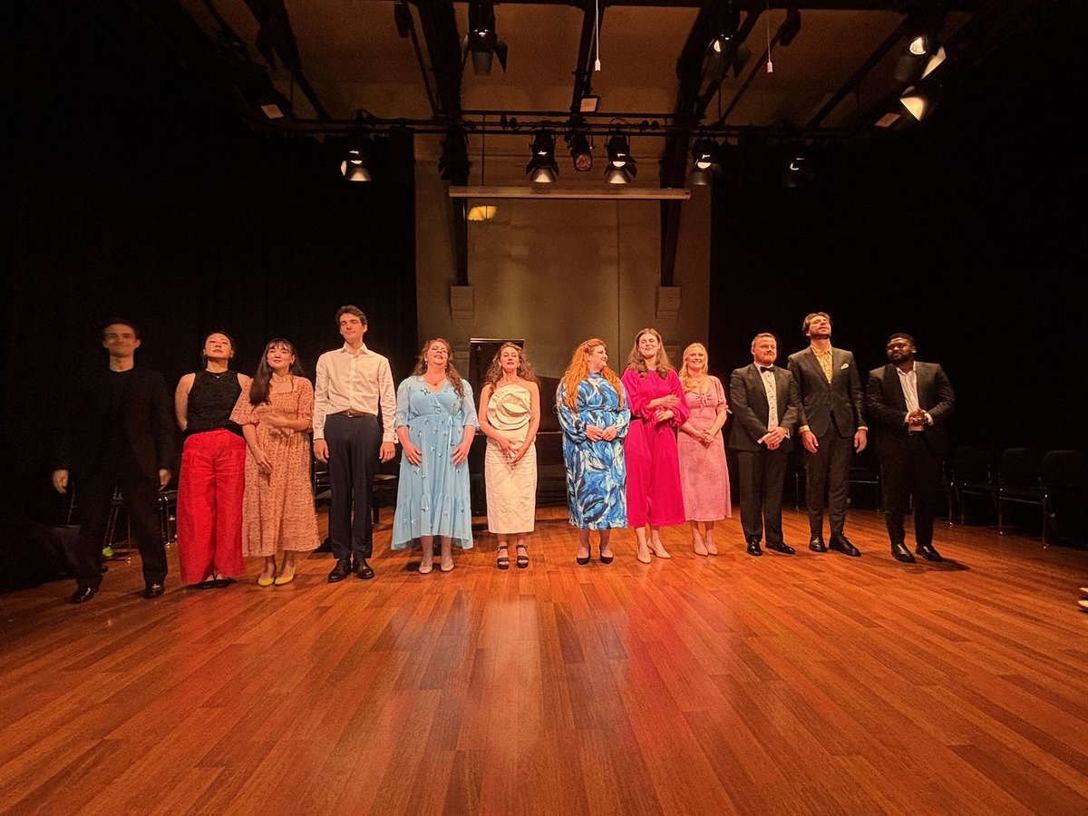 Strewthieruthie's tweet image. Emotional evening 🥲🥲🥲 @natoperastudio saying goodbye to the talented Class of 24/25