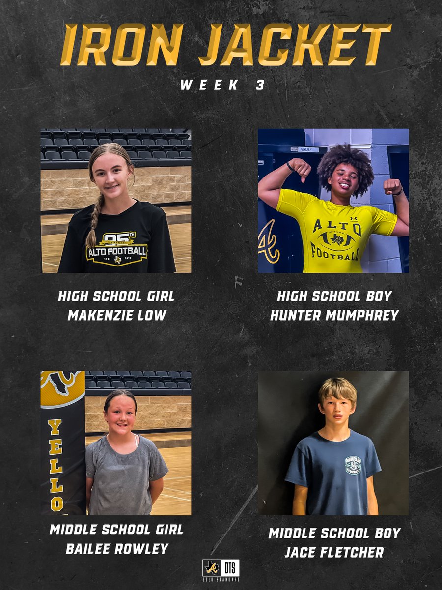 🏋️‍♂️WEEK 3 IRON JACKETS🏋️

#DTS