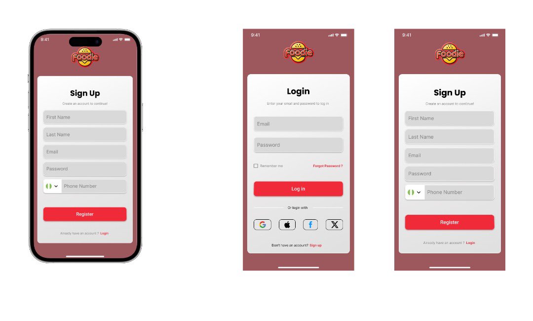 EmekaDesignz's tweet photo. Rate my Login and Sign Up screens for a scale of 1-10 #DesignTwitter #UIUX #loginscreen #signupscreen  #figma https://t.co/acNhMHTYef