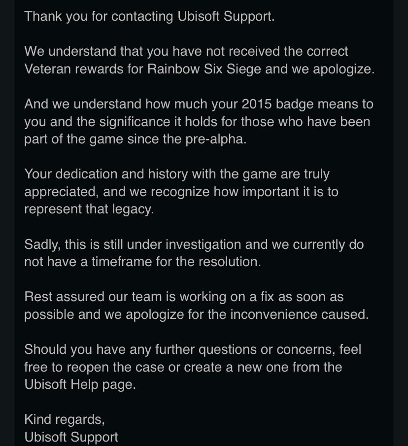 ItsSkinji's tweet photo. @Rainbow6Game This is for anyone who played 2015 and didn’t receive a 2015 badge, hope this information is useful to you! https://t.co/SvHZ0FROvm