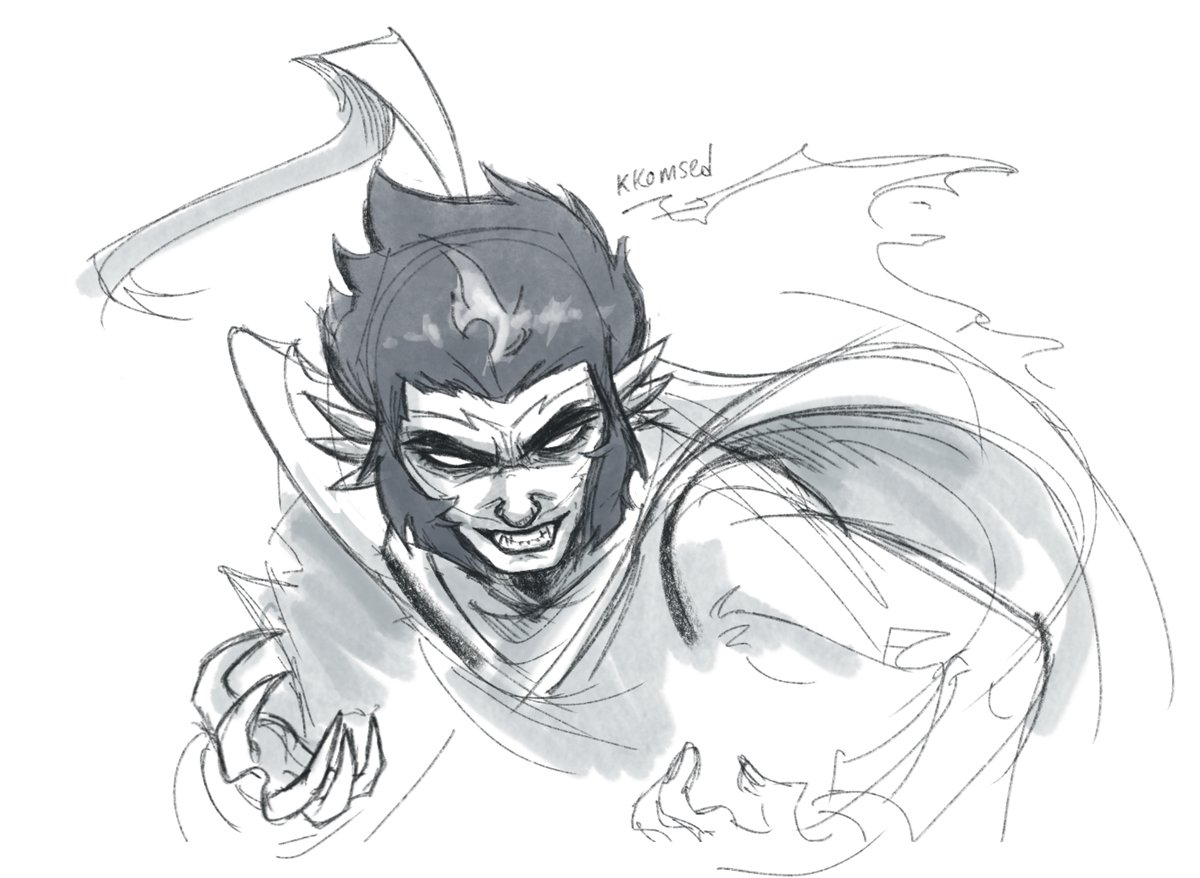 demon monkey
#LMKfanart #lmkmacaque