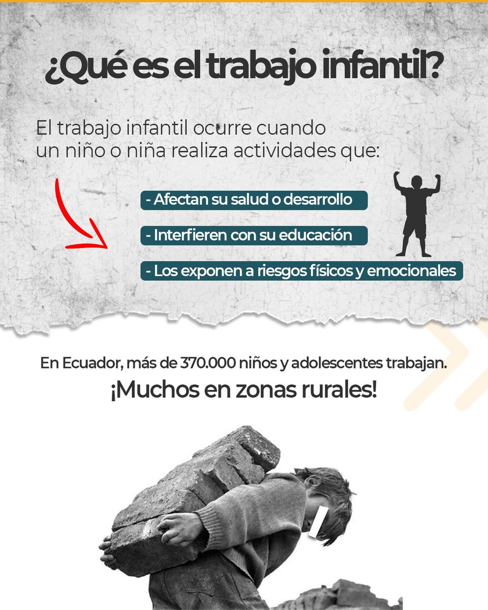 comagaec's tweet photo. ¡Día Mundial contra el Trabajo Infantil! ⭐
📌| Desde el #COMAGA decimos NO al trabajo infantil y SÍ a una infancia con derechos, educación y oportunidades.
💚 ¡Niñas y niños deben jugar, aprender y soñar!
#COMAGA #NiñezPrimero #InfanciaSinTrabajo #Amazonía #Galápagos https://t.co/mBbdXf2rZh